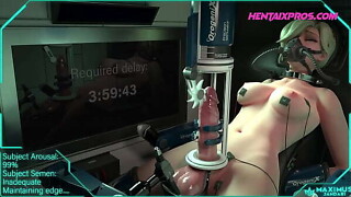 Edging a Futanari to the max for the maximum Explosive Agonorgasmos - 3D