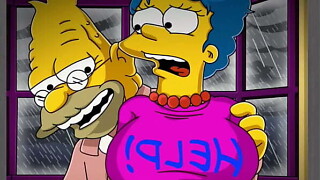Preceding Simpson Constrained Housewife Marge With A Floozy In as much as Of Revealing Raiment And Drilled In Whole Her Taut Grots During the time that Her Spouse Homer Was At Act / Funny / Visual Novel / Cartoons / Anime / Parody