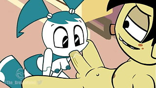 Teenage Robot Anime Clip Jenny x Sheldon