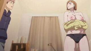 Dude Walks in on Lassie During the time that This babe is Undressing... Get'_s a Surprise Boobjob - Recent Neverseen Anime