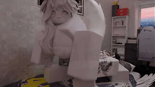 My half-sister in roblox gave me the bestowal of her figure and wonderful sex (animation)
