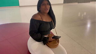 Huge butt brunette hair receives drilled by slutty foreigner