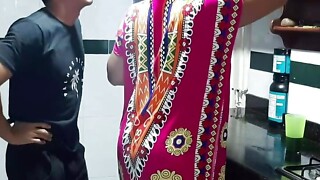 Trying My Stepmother's Charming Vagina in the Kitchen. Stout Movie