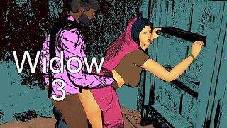 Step widow mother screwed by 2 various males in foreside of her son