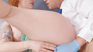 BRAZZERS - Wicked Siri Dahl Got A Lengthy String Of Anal Plaps Stuck In Her A-hole &amp; Visits The Physician To Remove Em