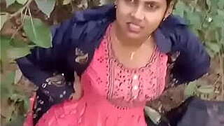 Mangal in the jungle, that honey perpetrate her fur pie red later fucking her stepsis in clear audio Voice