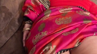 Preggo Desi Step Mommy drilled in a-hole and fur pie by the servant