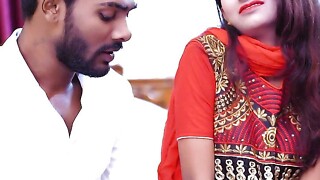 My Lovable Desi Hot Freshly Wife Doesn't wish me to go Office for entire Day ( Hindi Audio )