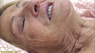 X 90 age ancient granny gets estimated fucked